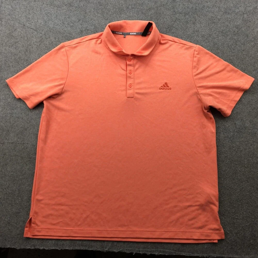 Adidas Polo Shirt Mens XL Golf Athletic Performance Short Sleeve Lightweight - Picture 3 of 9